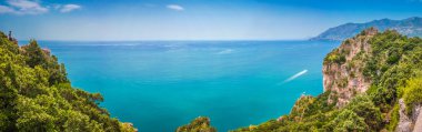 Kartpostal görünümü Amalfi Coast, Campania, İtalya