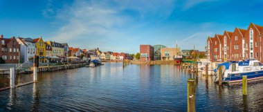 Husum kasaba, Nordfriesland,'ın kuzeyinde Schleswig-Holstein, Almanya