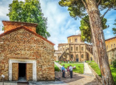 Ünlü Basilica di San Vitale Ravenna, İtalya