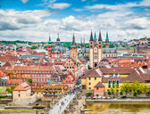 historische Stadt Würzburg, Franken, Bayern, Deutschland