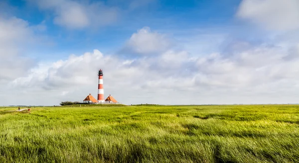 Leuchtturm an der Nordsee — Stockfoto