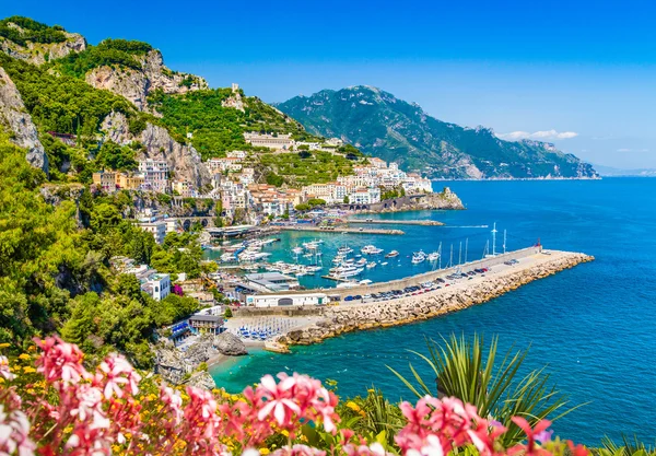 Amalfi, Amalfi Coast, Campania, İtalya — Stok fotoğraf