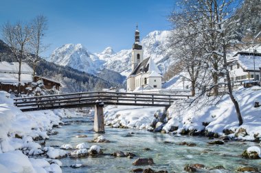 Ramsau, Nationalpark Berchtesgadener arazi, Upper Bavaria, Almanya