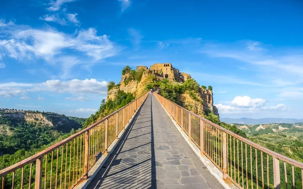 奇维塔 di Bagnoregio，拉齐奥意大利 — 图库照片