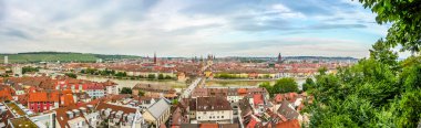 Wurzburg tarihi şehir Franconia, Bavyera, Almanya