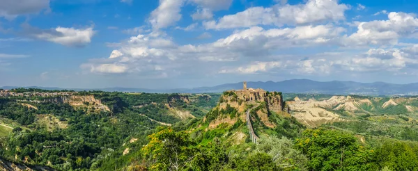 奇维塔 di Bagnoregio，拉齐奥意大利 — 图库照片