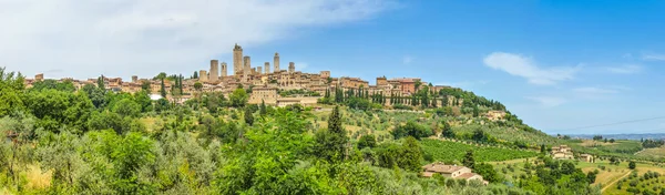 Città medievale di San Gimignano, Toscana, Italia — Foto Stock