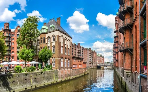 Speicherstadt depo bölgesi Hamburg, Almanya