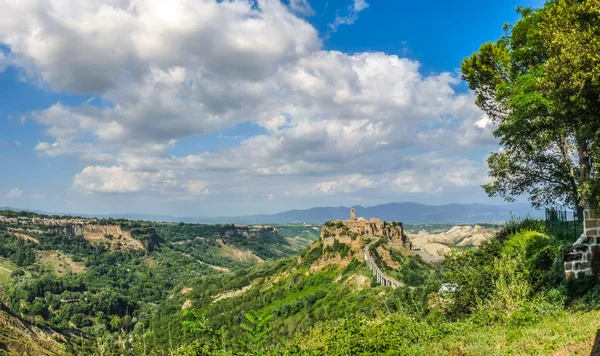 奇维塔 di Bagnoregio，拉齐奥意大利 — 图库照片