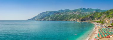 Kartpostal görünümü Amalfi Coast, Campania, İtalya