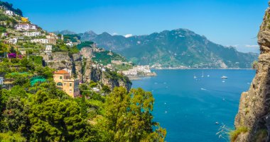 Scenic view of Amalfi Coast, Campania, Italy clipart