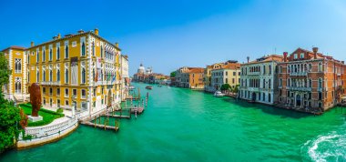 canal Grande ile basilica di santa maria della salute, Venedik, İtalya