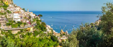 Positano, Amalfi Coast, Campania, İtalya