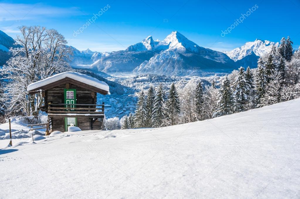 Idyllic landscape in the Bavarian Alps, Berchtesgaden, Germany