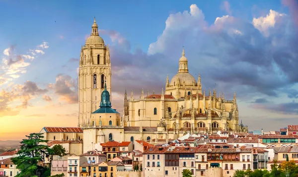 Де в Catedral Santa Maria de Segovia, Castilla y-Леон, Іспанія — стокове фото