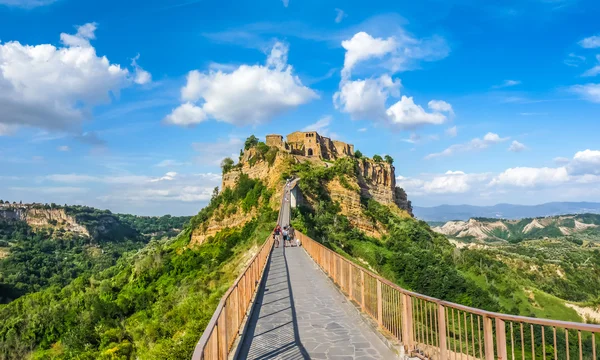 奇维塔 di Bagnoregio，拉齐奥意大利 — 图库照片