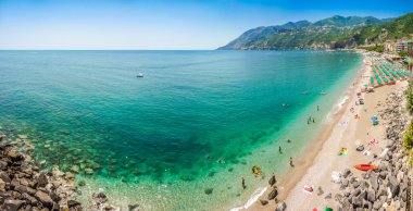 Kartpostal görünümü Amalfi Coast, Campania, İtalya