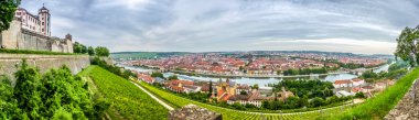 Wurzburg tarihi şehir Franconia, Bavyera, Almanya