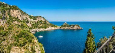 Amalfi Coast, Campania, İtalya'nın doğal görünümü