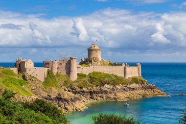 Fort-La-Latte castle, Bretagne, France clipart