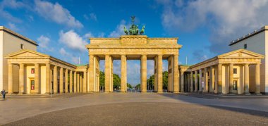 Brandenburg Gate at sunrise, Berlin, Germany clipart