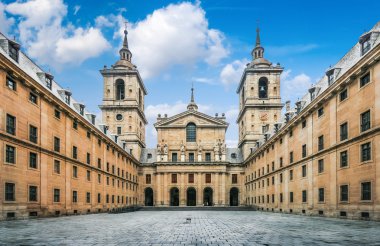 Kraliyet Manastırı El Escorial yakınında Madrid, İspanya