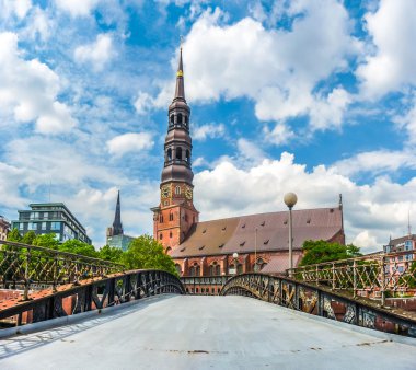 Tarihi St. Catherine's kilise Hamburg, Almanya