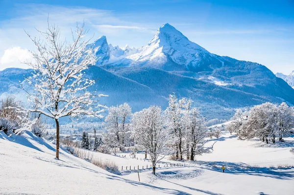 Berchtesgaden, 독일 바이에른 알프스의 목가적인 풍경 — 스톡 사진