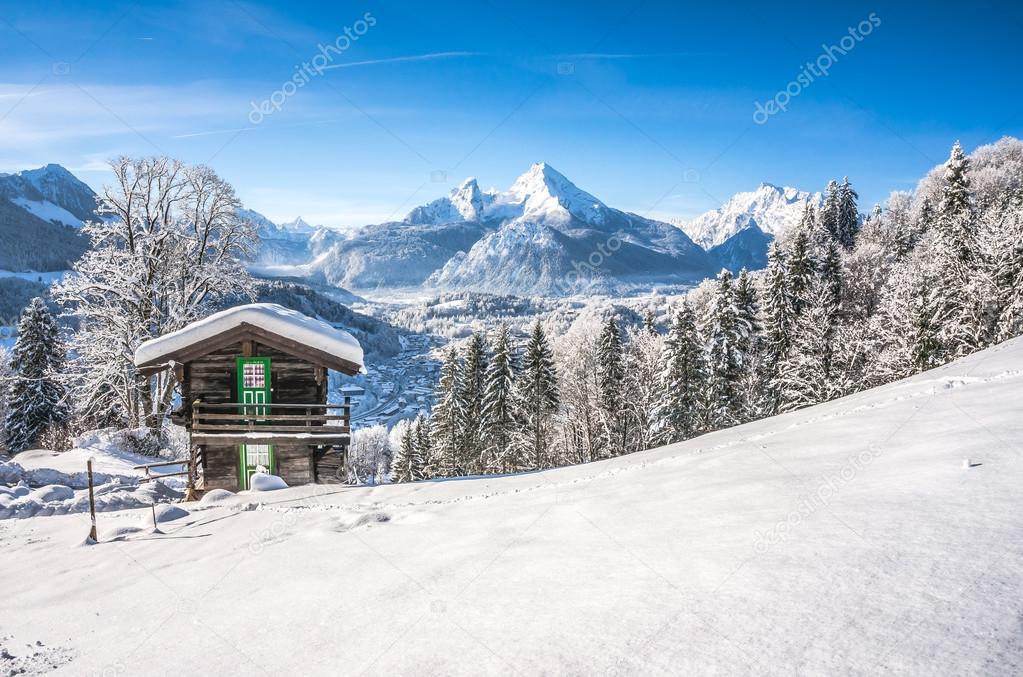 Idyllic landscape in the Bavarian Alps, Berchtesgaden, Germany