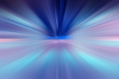 Abstract radial zoom blur surface of blue and lilac tones. Abstract lilac blue background with radial, radiating, converging lines.    clipart