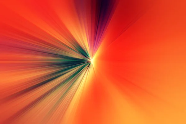 Surface Abstraite Zoom Radial Flou Dans Les Couleurs Orange Rouge — Photo
