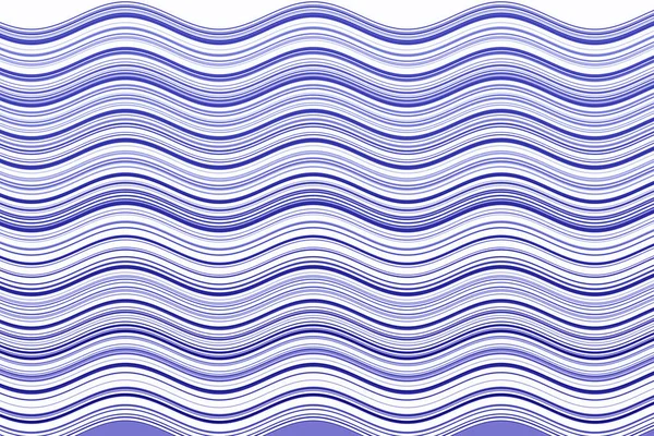 Lilac Vågiga Ränder Vit Bakgrund Horisontella Kurvor Abstrakt Böjd Geometri — Stockfoto