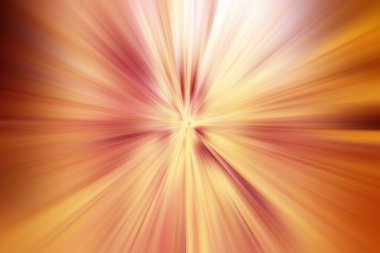 Soyut yüzey radyal zoom bulanıklığı, pembe, sarı tonlar. Soyut pembe, sarı arkaplan radyal, ışıyan, yakınsayan çizgiler..    
