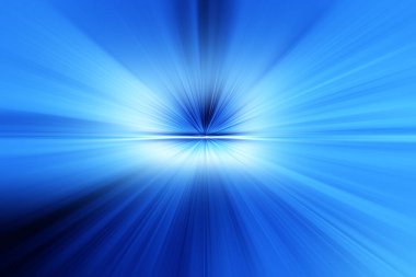 Lacivert ve beyaz tonlardan oluşan soyut radyal zoom bulanık yüzey. Soyut koyu mavi arkaplan radyal, yayıcı, yakınsayan çizgiler.     