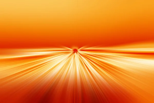 Surface Abstraite Zoom Flou Radial Dans Les Tons Orange Jaune — Photo