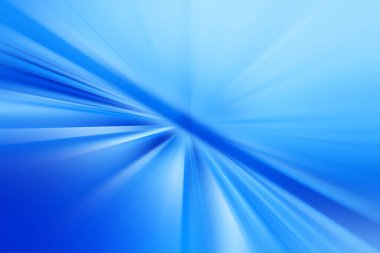 Açık mavi tonların soyut radyal yakınlaştırma bulanık yüzeyi. Radyal, yayıcı, yakınsayan çizgilerle soyut yumuşak mavi arkaplan.