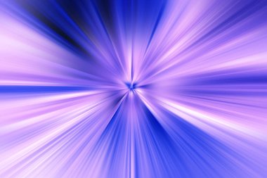 Abstract surface of radial blur zoom  in lilac and white tones. Spectacular lilac background with radial, diverging, converging lines. clipart