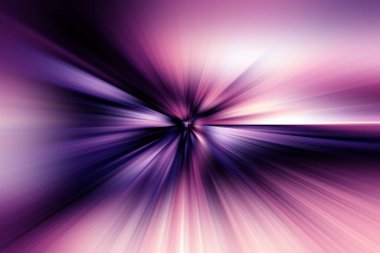 Abstract radial zoom blur surface   in dark lilac and light lilac tones. Bright glowing lilac background with radial, radiating, converging lines. clipart