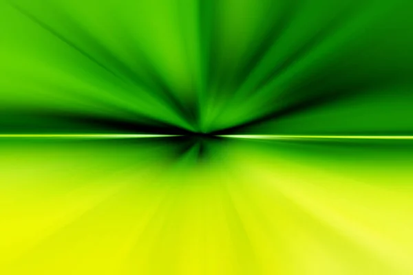 Abstraktes Radiales Zoomen Verschwimmt Die Oberfläche Grün Und Gelbtönen Leuchtend — Stockfoto