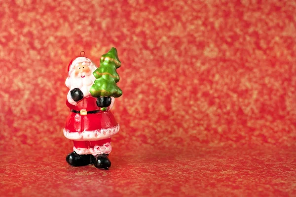 Santa claus beeldje — Stockfoto