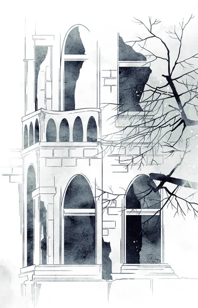 Fenster der alten Nordstadt — Stockfoto