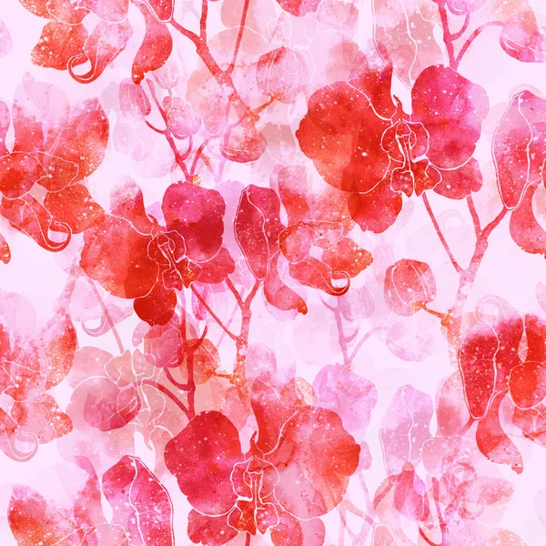 蘭の花の背景の痕跡 — ストック写真