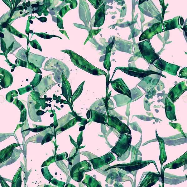 Bamboo - seamless pattern — Stockfoto