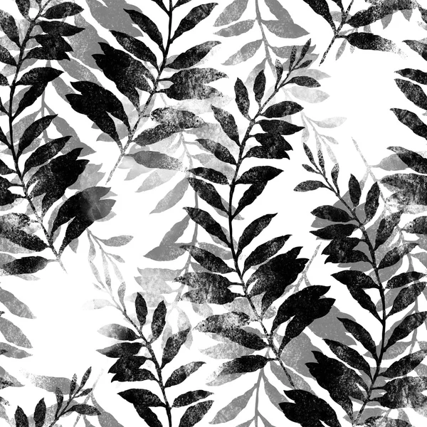 Imprint of plant - seamless pattern — Stock Photo, Image