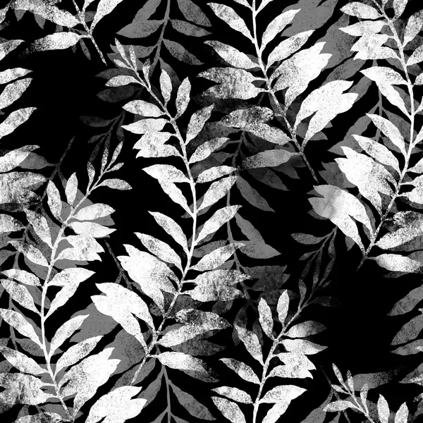 Imprint of plant - seamless pattern — Stock Photo, Image