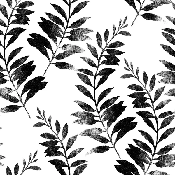 Imprint of plant - seamless pattern — Stock Photo, Image