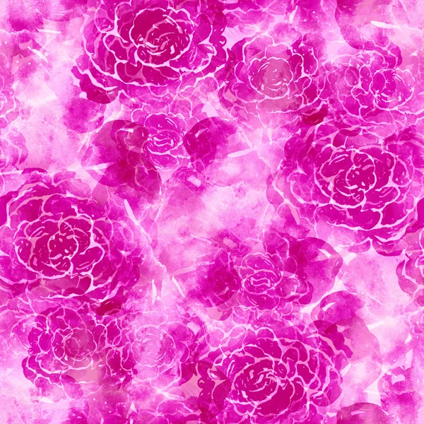 Imprint flowers - seamless pattern — Stock Fotó