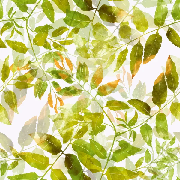 植物抽象化 - シームレスなパターン — ストック写真