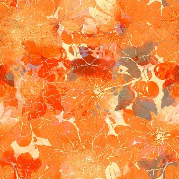 웨딩 꽃다발 - 원활한 패턴 — 스톡 사진