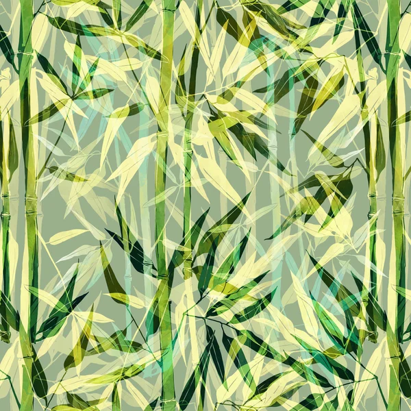 Bamboo - seamless pattern — Stock Photo, Image